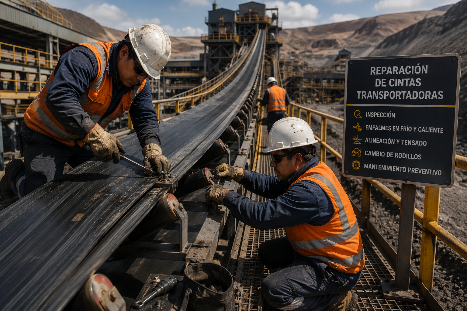 Reparación de Cintas Transportadoras